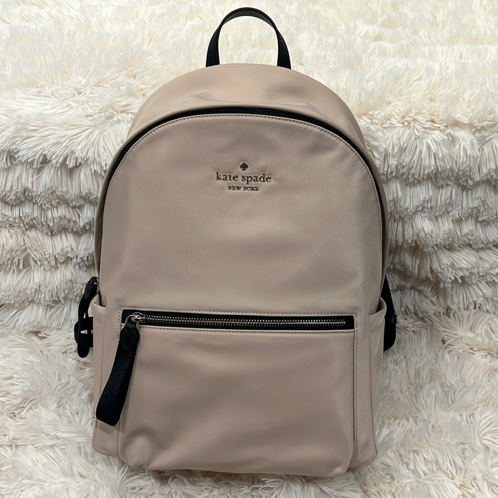 🎉Host Pick🎉Kate Spade Chelsea Large Nylon Warm Beige Backpack